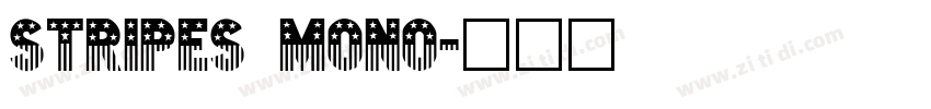 Stripes Mono字体转换
